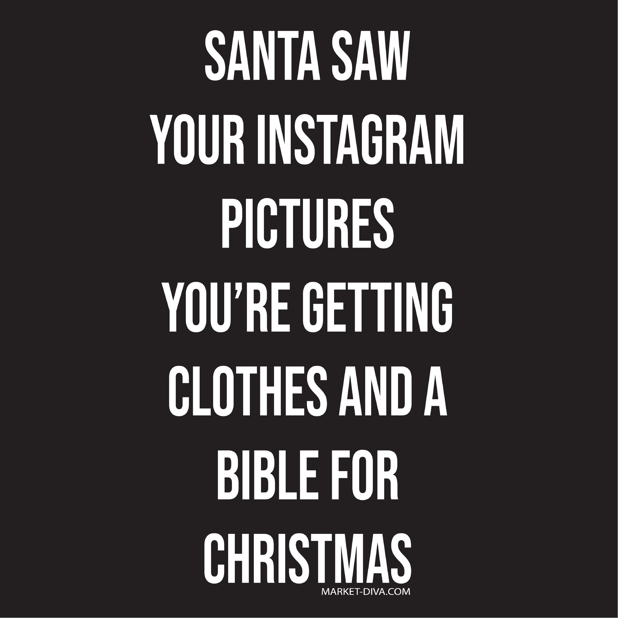 Christmas: Santa Saw Instagram