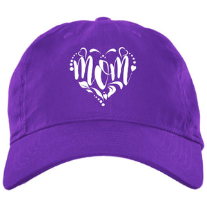 Mom Heart Unstructured Cap