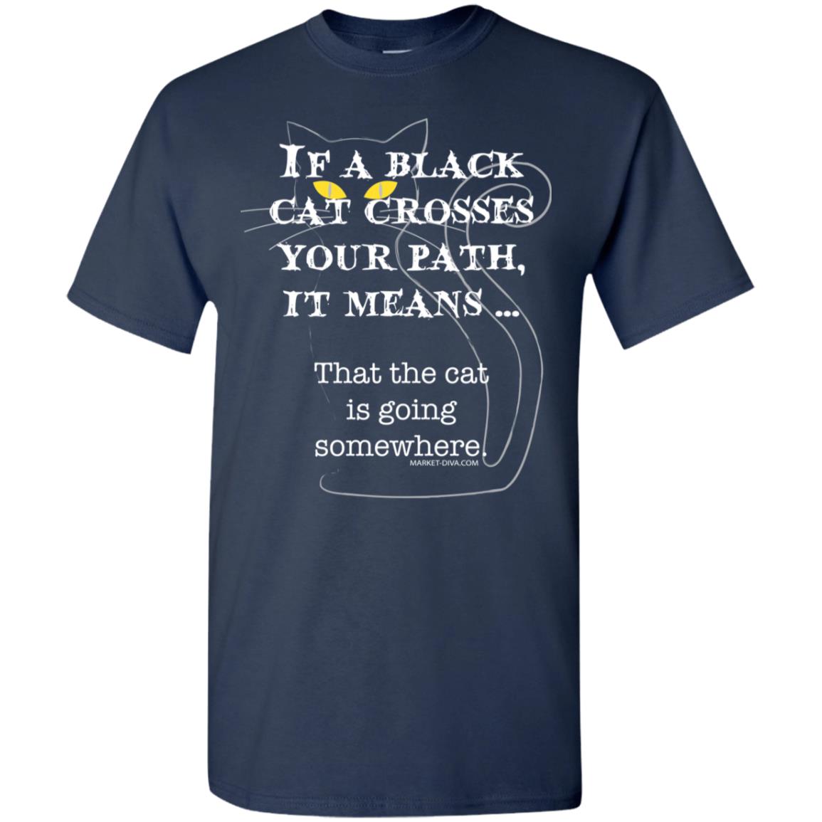 Halloween: Black Cat T-Shirt - Dark