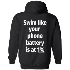 Hoodie: Phone at 1%