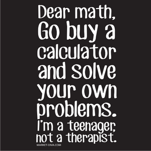 Dear Math ... Tee