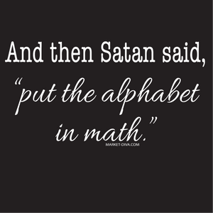 Alphabet in Math