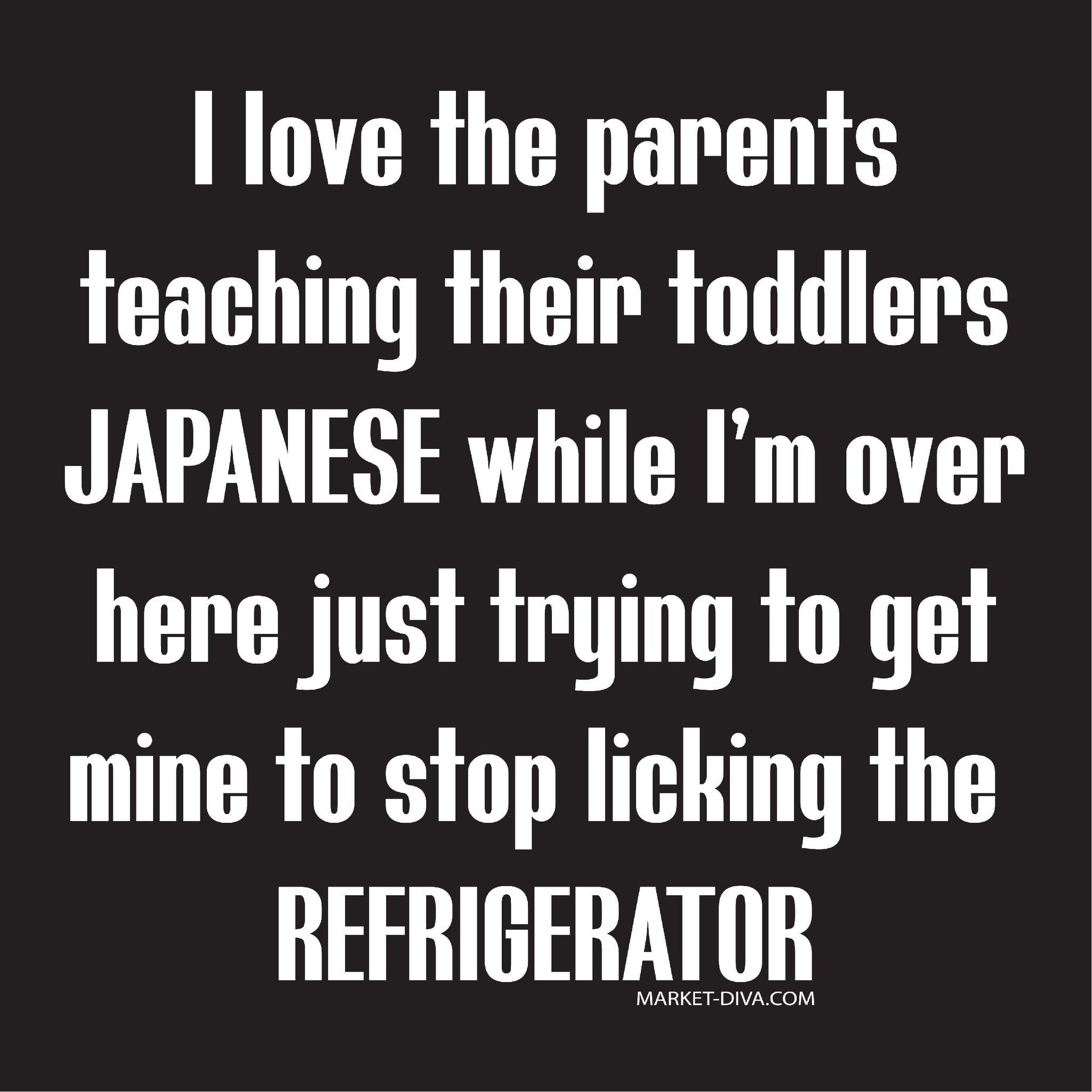 Some Teaching Japanese, I'm Stopping Licking Refrigerator